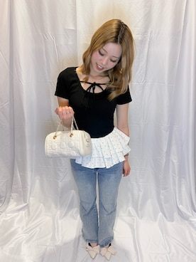 「INGNI（イング）のアイテム（バッグ）」を使った、しほさん（レディース・157cm）の春コーディネート