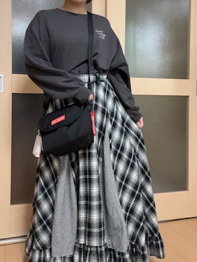 「axes femme（アクシーズファム）のアイテム」を使った、ごんなるこさん（レディース・152cm）の春コーディネート