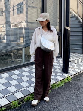 「russet（ラシット）のアイテム」を使った、saito4417さん（レディース・152cm）の春コーディネート