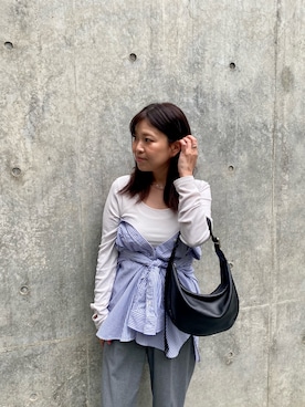 「russet（ラシット）のアイテム」を使った、saito4417さん（レディース・152cm）の春コーディネート