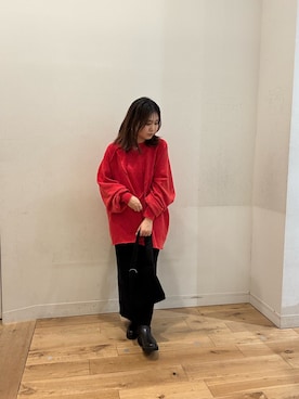 「アーバンリサーチ」｜「アイテム（スウェット）」を使った、nod0227さん（レディース・155cm）の冬コーディネート