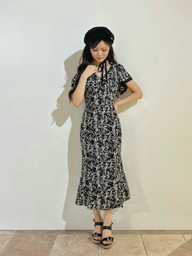 「アイテム（ハンチング/ベレー帽）」を使った、koolさん（レディース・157cm）の夏コーディネート