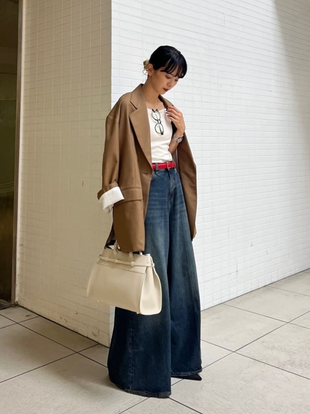 CHRISTIAN VILLA / mini GRAIN belted 2way bag(ミニグレインベルト 