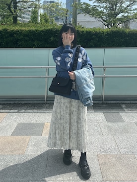 「H&M（エイチ・アンド・エム）のアイテム（シューズ）」を使った、hirariさん（レディース・160cm）の春コーディネート