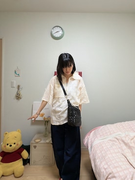 「Java（ジャバ）のアイテム（トップス）」を使った、hirariさん（レディース・160cm）の夏コーディネート