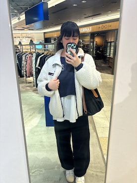 「Java（ジャバ）のアイテム」を使った、hirariさん（レディース・160cm）の冬コーディネート