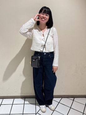 「アイテム（キャミソール）」を使った、hirariさん（レディース・160cm）の秋コーディネート