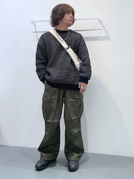 「高見え」｜「アイテム（スリッポン）」を使った、せとやんさん（メンズ・170cm）の冬コーディネート