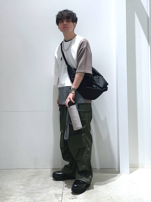 ダンボール切替半袖T / 976905