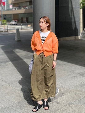 中林さん(レディース・157cm)の春コーディネート