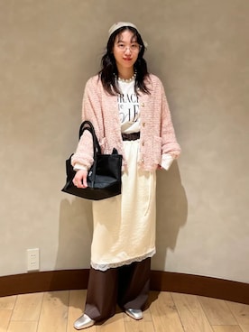 中林さん（レディース・157cm）の春コーディネート