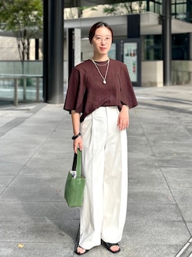 中林さん（レディース・157cm）の秋コーディネート