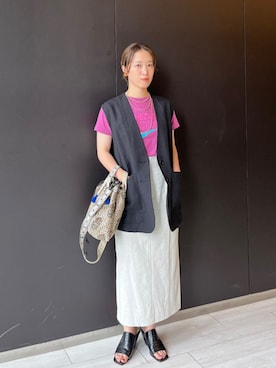 中林さん(レディース・157cm)の夏コーディネート