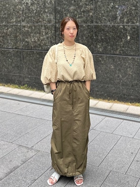 中林さん(レディース・157cm)の夏コーディネート