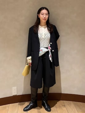 「Beau're（ヴュレ）のアイテム」を使った、中林さん（レディース・157cm）の春コーディネート