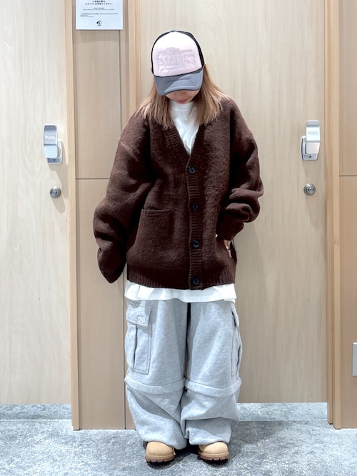 たけさんGFページ BOX LOGO AND FACE S/S BIG TEE DRESS（ワンピース）｜X-girl