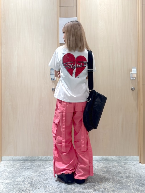 X-girl SAFETY PIN AND HEART LOGO Tシャツ X-girl｜SAFETY PIN AND HEART LOGO S/S TEE X-girl | Rakuten