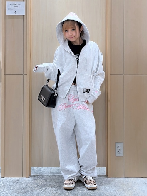 X-girl × Russell SCRIPT LOGO SWEATPANTS（スウェットパンツ