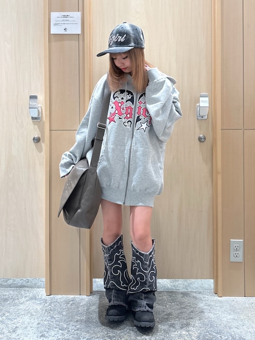 エッフェル METALLIC LOGO 6PANEL MESH CAP（キャップ）｜X-girl（エックス