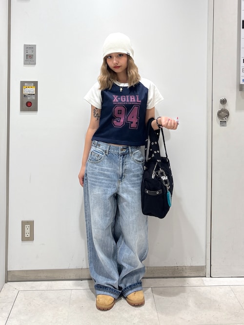 Tシャツ・カットソー GLOWNY GIRLFRIEND BABY TEE BEIGE GY24ASL014BE MUSINSA | GLOWNY GIRLFRIEND BABY TEE (BEIGE)