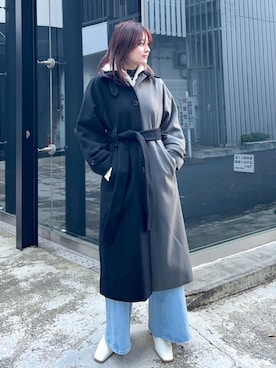 柊さん（レディース・162cm）の冬コーディネート