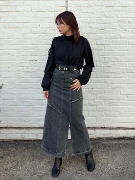 柊さん(レディース・162cm)の冬コーディネート