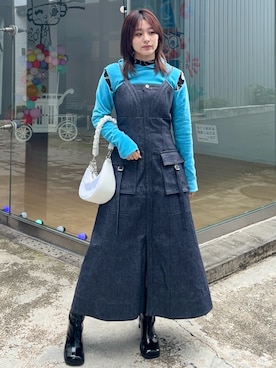 柊さん（レディース・162cm）の冬コーディネート