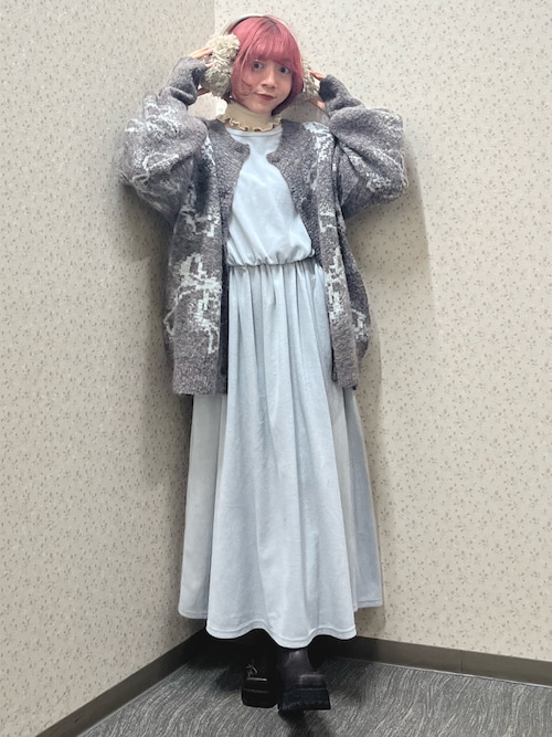 merry jenny（メリージェニー） ワンピース ギャザーギャザーフリース