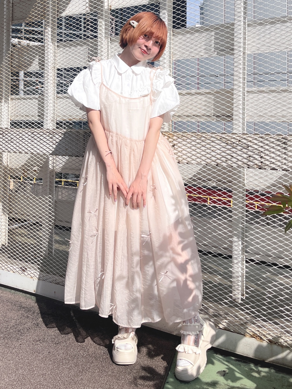 merry jenny（メリージェニー）の「stripe frillfrill