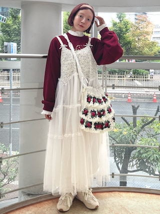 merry jenny セットアップ メリージェニー セットアップ ネイビー パジャマ風 スタッフ