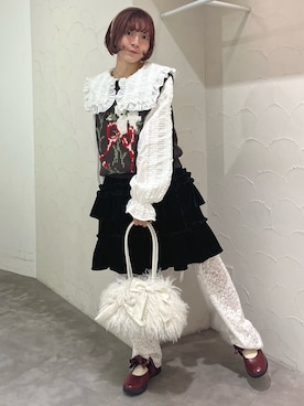 「アイテム（パンプス）」を使った、manamiさん（レディース・154cm）の秋コーディネート