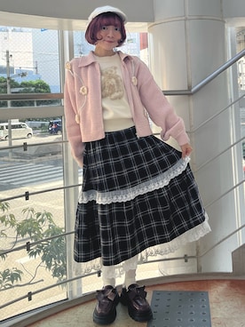 「アイテム（バックパック/リュック）」を使った、manamiさん（レディース・154cm）の秋コーディネート