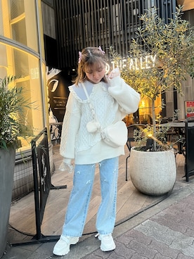 manamiさん（レディース・154cm）の冬コーディネート