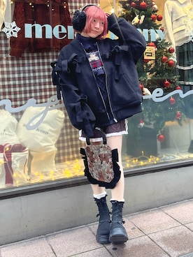 「アイテム（ハンドバッグ）」を使った、manamiさん（レディース・154cm）の秋コーディネート