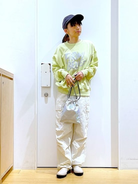 あおき@LAKOLE海老名さん（レディース・156cm）の春コーディネート