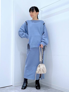 あおき@LAKOLE海老名さん（レディース・156cm）の秋コーディネート