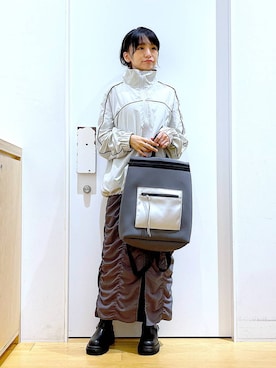 あおき@LAKOLE海老名さん（レディース・156cm）の秋コーディネート