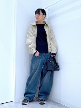 あおき@LAKOLE海老名さん（レディース・156cm）の春コーディネート