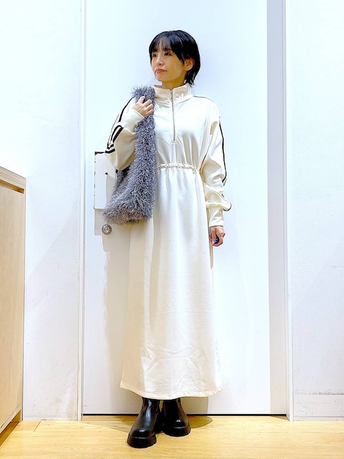 セール】ハーフジップトラックワンピース / 149502（ワンピース