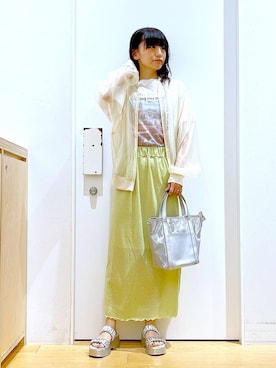 あおき@LAKOLE海老名さん（レディース・156cm）の夏コーディネート