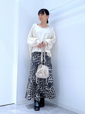 「LAKOLE（ラコレ）のアイテム」を使った、あおき@LAKOLE海老名さん（レディース・156cm）の秋コーディネート