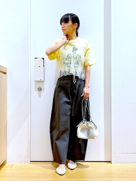 あおき@LAKOLE海老名さん（レディース・156cm）の春コーディネート