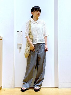 あおき@LAKOLE海老名さん(レディース・156cm)の秋コーディネート