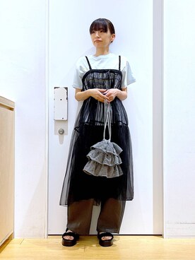 あおき@LAKOLE海老名さん（レディース・156cm）の夏コーディネート