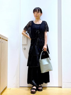 あおき@LAKOLE海老名さん(レディース・156cm)の秋コーディネート