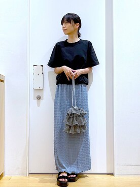 あおき@LAKOLE海老名さん(レディース・156cm)の夏コーディネート