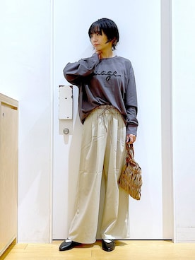 あおき@LAKOLE海老名さん（レディース・156cm）の秋コーディネート