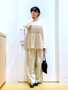 あおき@LAKOLE海老名さん（レディース・156cm）の秋コーディネート