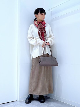 あおき@LAKOLE海老名さん（レディース・156cm）の秋コーディネート