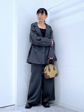 あおき@LAKOLE海老名さん（レディース・156cm）の秋コーディネート